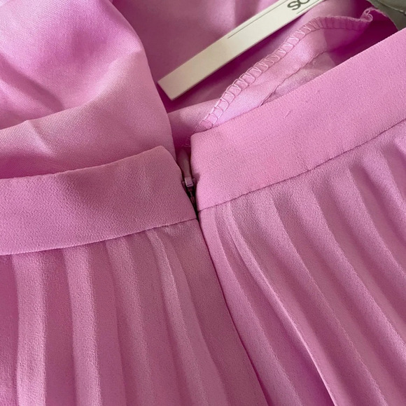 ASOS pink pleated midi skirt - Picture 7 of 12